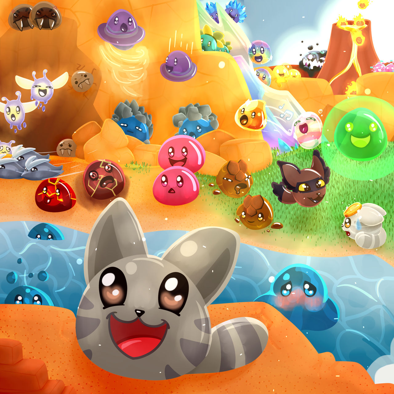 Deviantart Slime Rancher Slime Rancher Redraw by mia-the-mew on DeviantArt