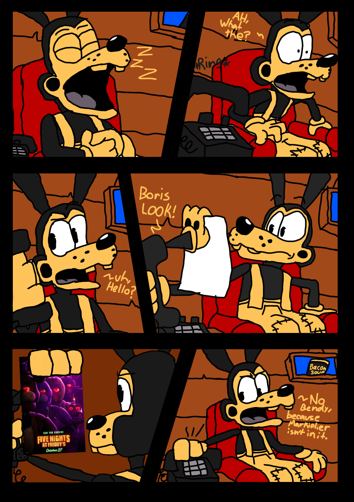 FNAF World Chapter 2: New Arrivals Scene - Comic Studio