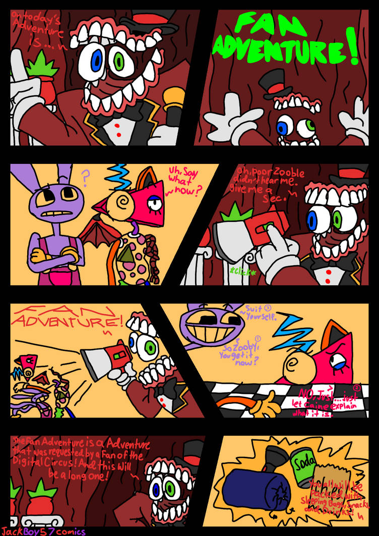 Amazing Adventure Deviantart The Amazing Digital Circus Fan Adventure #4 by Jackboy58 on DeviantArt