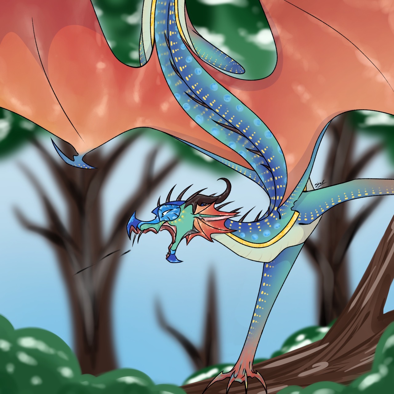 Red Rainwing Angry Rainwing by stargazer169 on DeviantArt