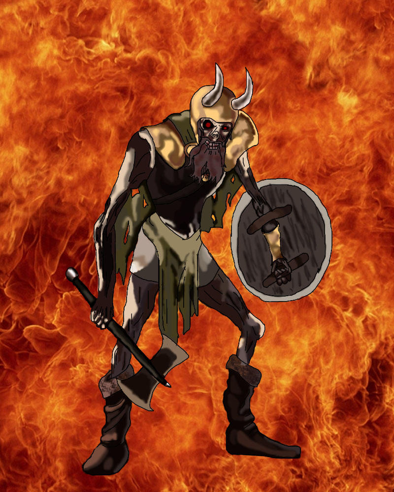 Undead Viking by AzzyAnnihilate on DeviantArt