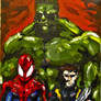 Marvels Spiderman Hulk Wolverine