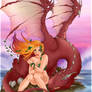 ~ Elfy with her Dragon ~