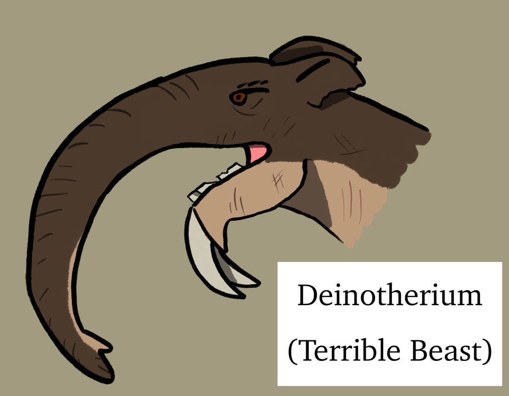 Deinotherium – terrible beast