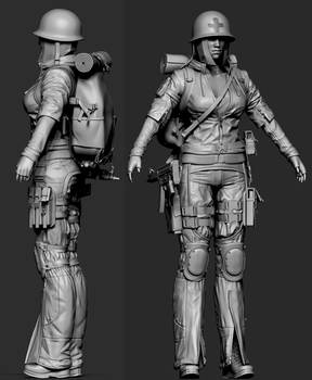 PostApocalypse Girl 03