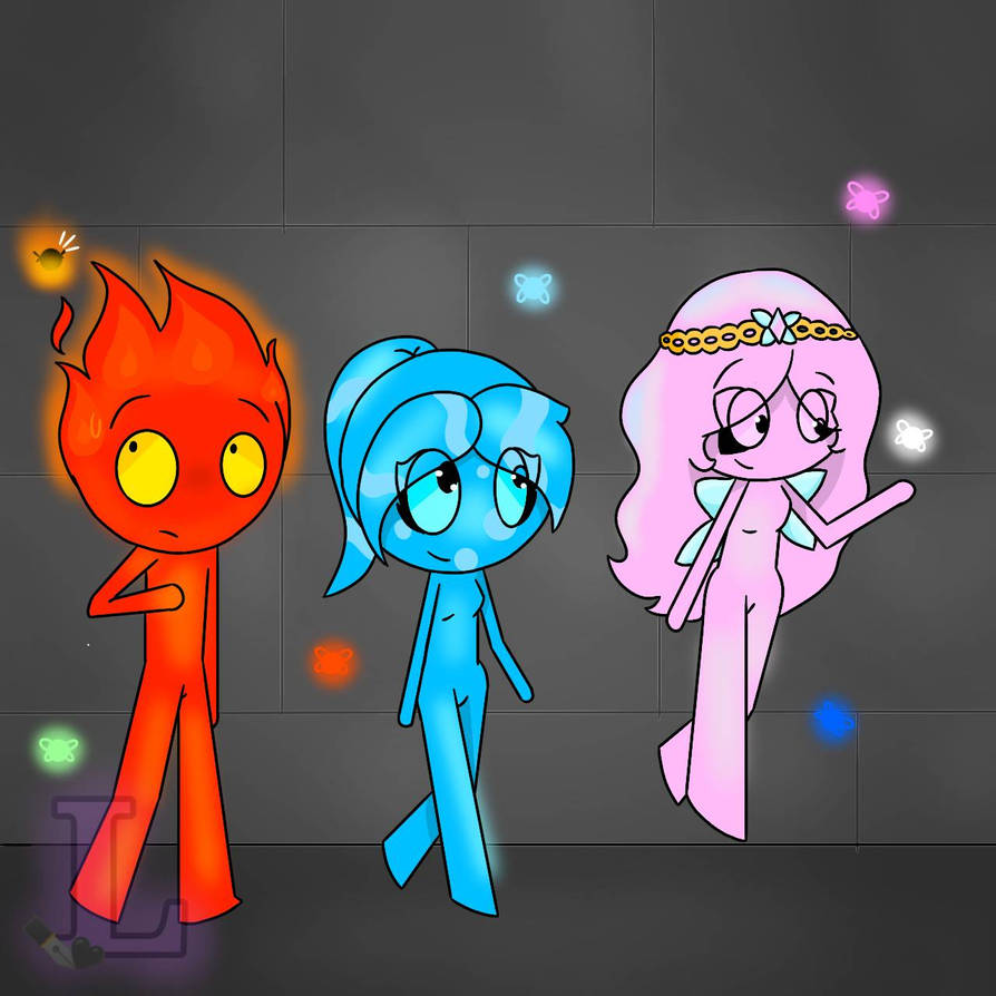 Fireboy and Watergirl in the Fairy Temple by LavenderArts557 on DeviantArt