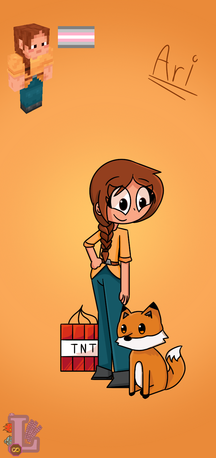 Ari Minecraft Defult I drew Ari from Minecraft by LavenderArts557 on DeviantArt