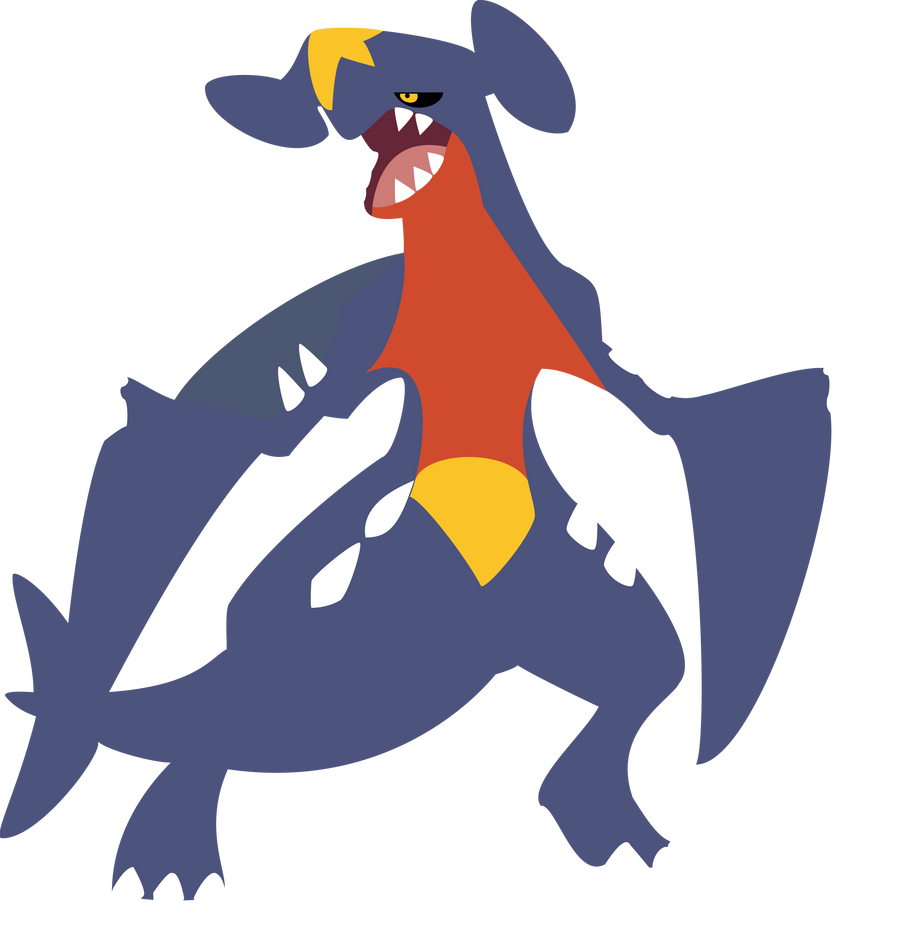 Garchomp Vector by ChelaGirl on DeviantArt