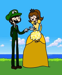 Request: Daisy and Luigi wedding