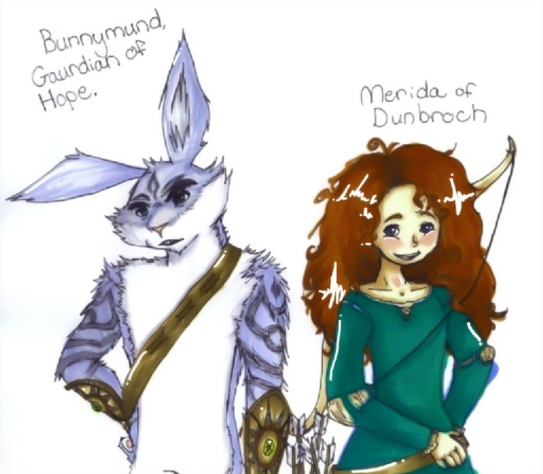 Bunnymund and Merida