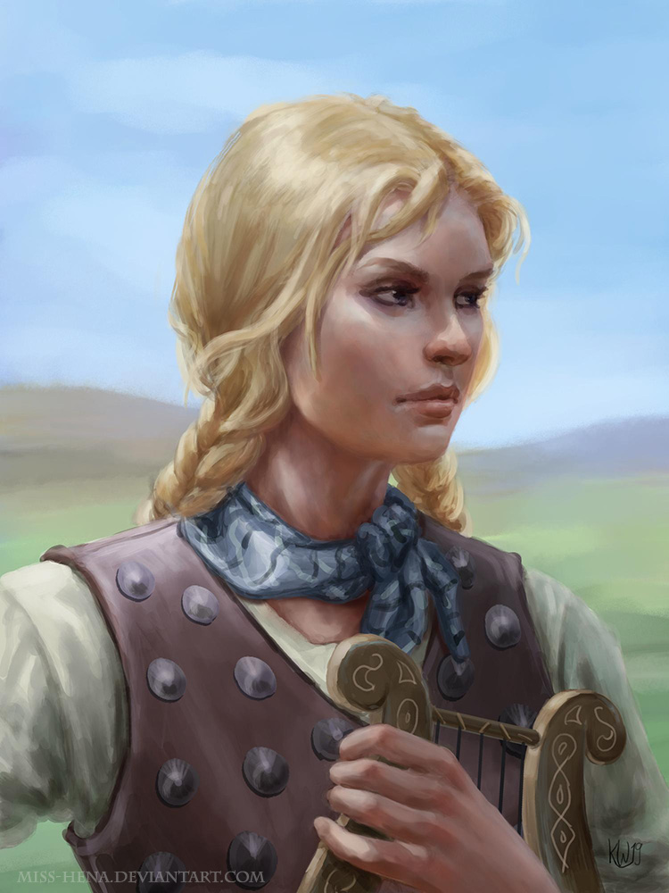 Vikings : Lagherta the shield maiden by fredrickruntu on DeviantArt