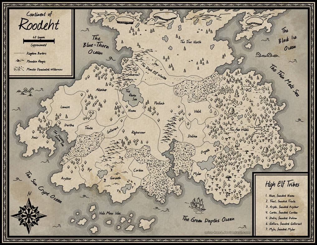 Rooth Map Map Art: Roodeht by miss-hena on DeviantArt