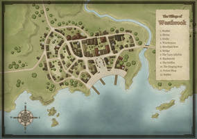 Map Art: Westbrook Village