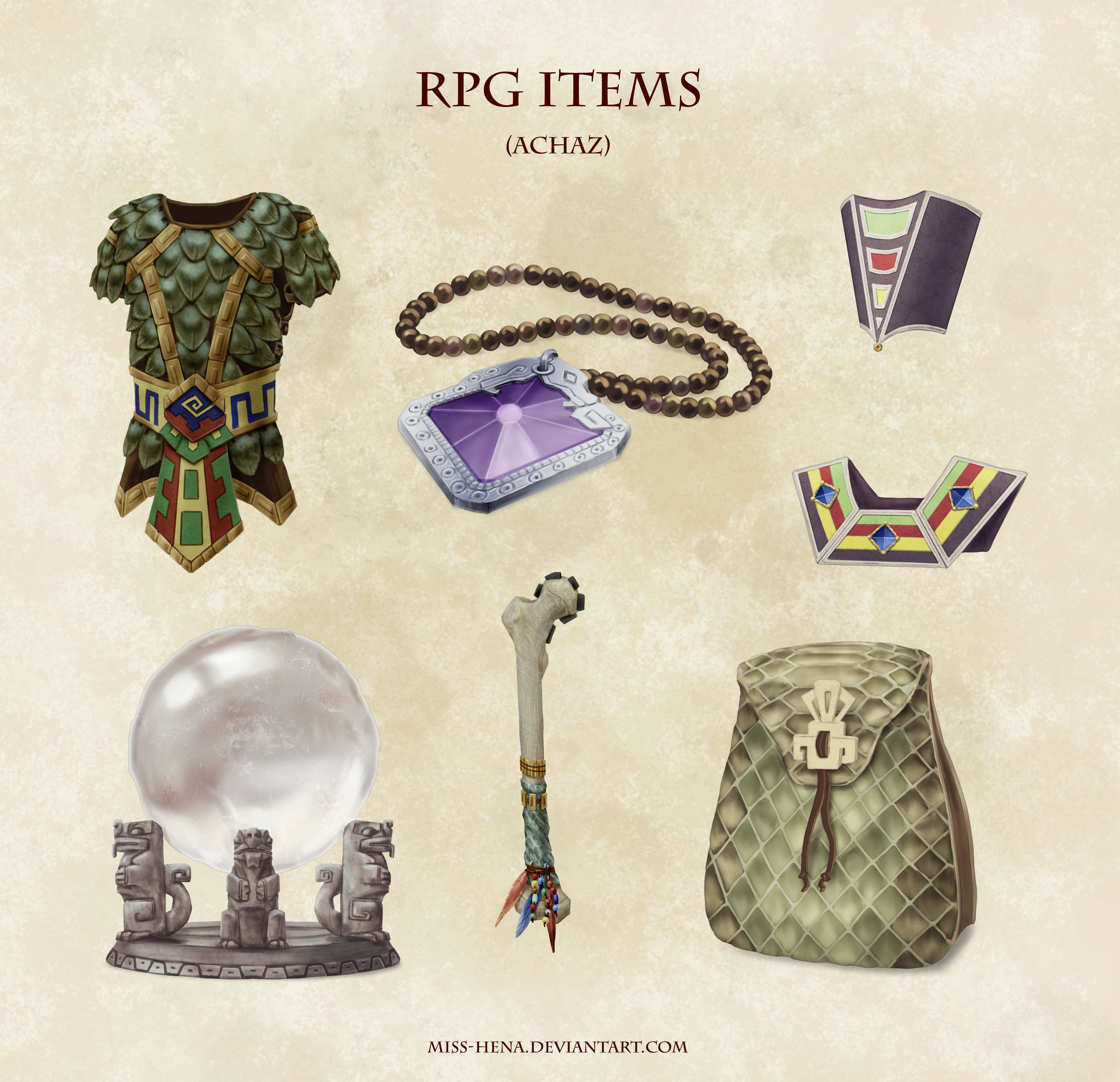 DSA: RPG Items (Achaz) by miss-hena on DeviantArt
