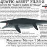 AQUATIC ASSET FILES-MOSASAURUS