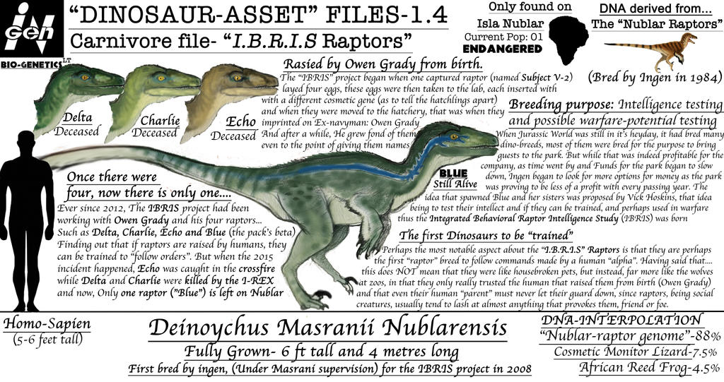 Biro Raptor DINOSAUR ASSET FILES-I.B.R.I.S RAPTOR by Taliesaurus on DeviantArt