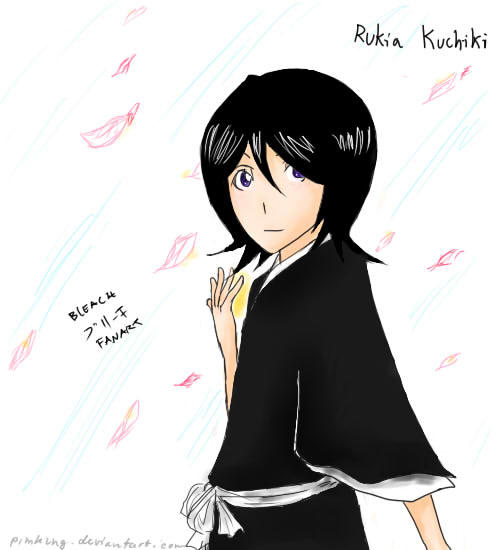 Bleach Fanart- Rukia Kuchiki by PimkunG on DeviantArt