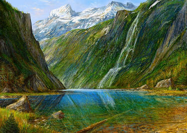 attempt of the fjord scene