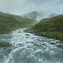 Iceland mountain stream 2