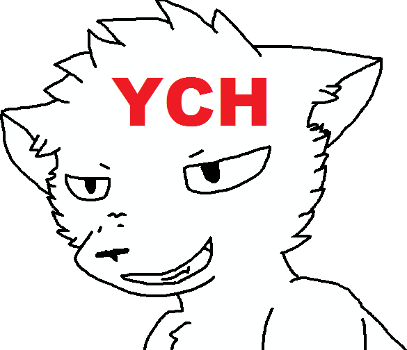 Evil laughing cat/wolf YCH (OPEN!) (3/5!)