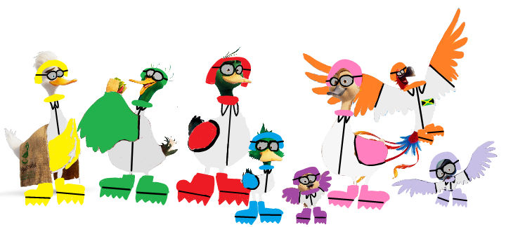 Migration Characters in their Racing Suits by Bridgit-17 on DeviantArt