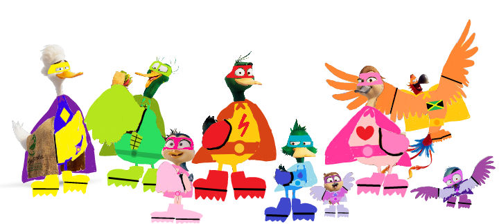 Migration Characters as Superheroes Update by Bridgit-17 on DeviantArt