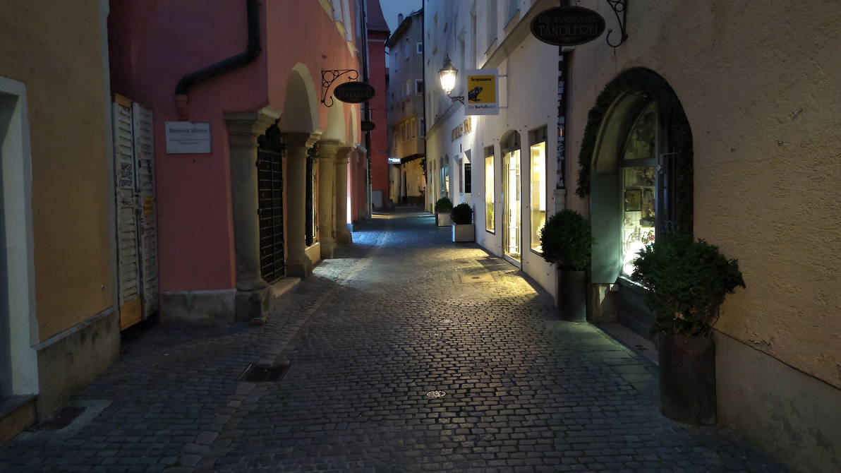 A street in Regensburg, Germany