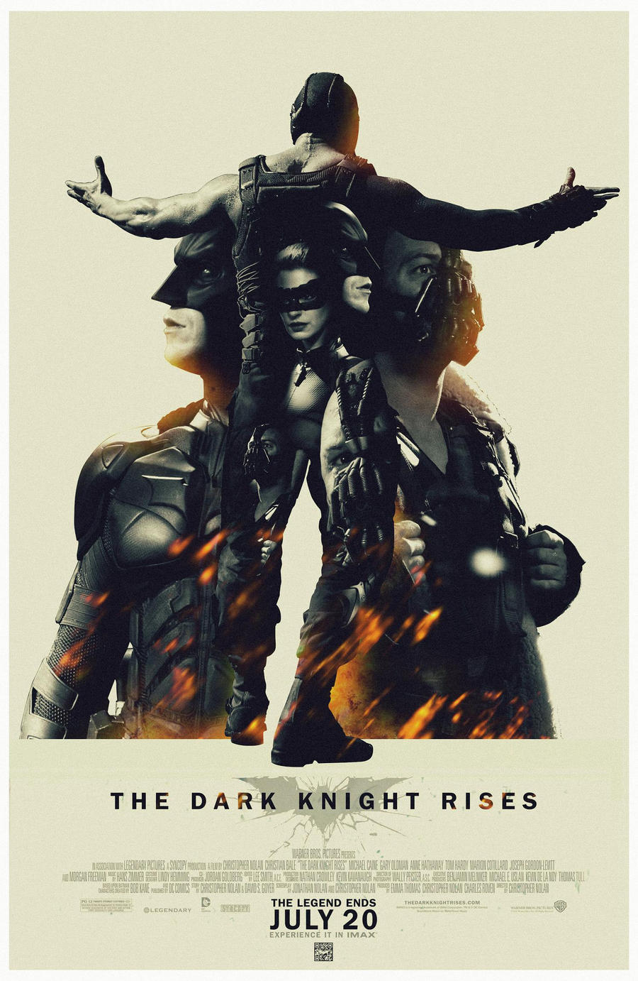 Batman The Dark Knight Rises fan poster