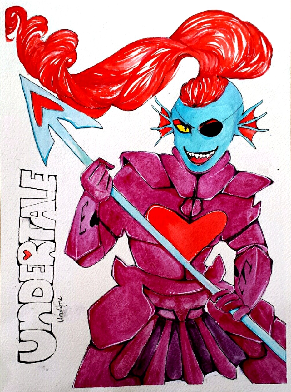Undyne by Ms-Persephone on DeviantArt