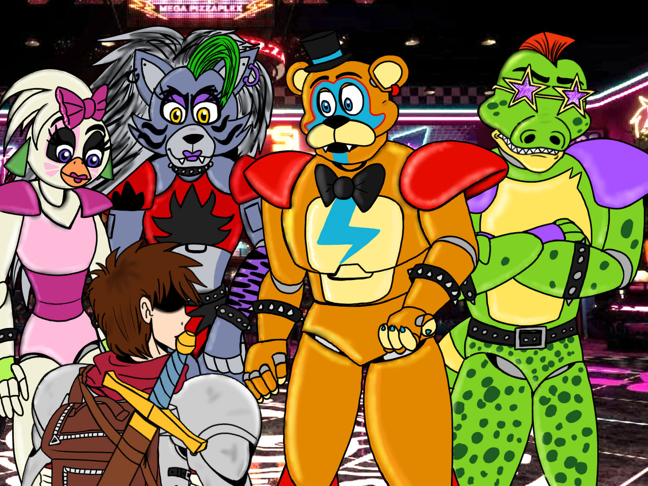 Sbhh SBHH- Varik meets the Glamrock Band by DanielArtProductions on DeviantArt