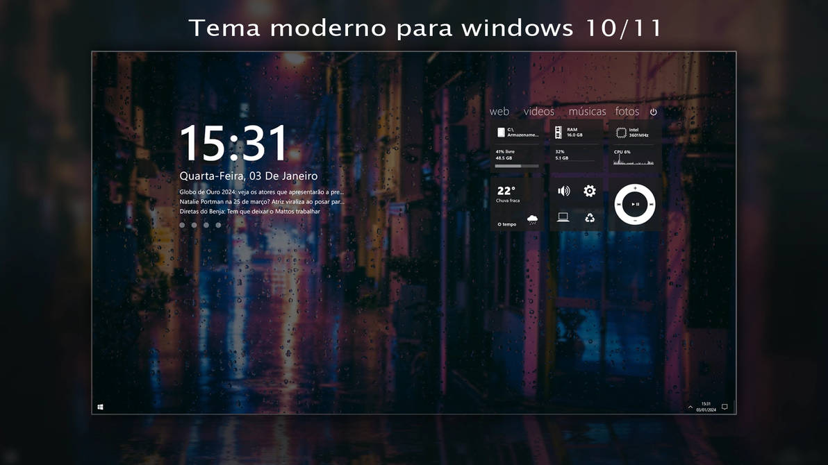 Tema Minimalista Para Windows 10/11: Deixe Seu PC By SettimoTech.