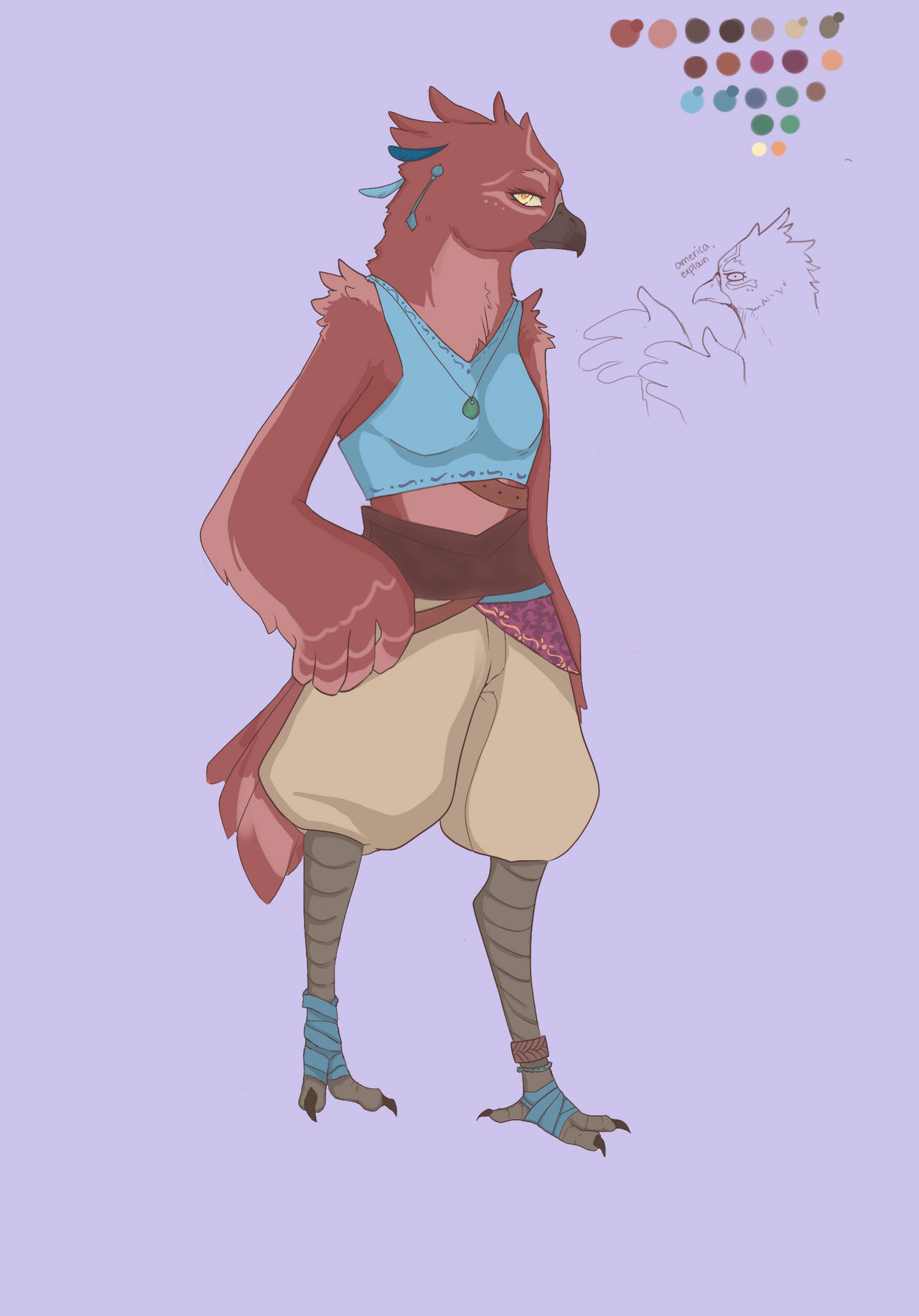 Female Rito Deviantart Rito OC by t3ssrina on DeviantArt