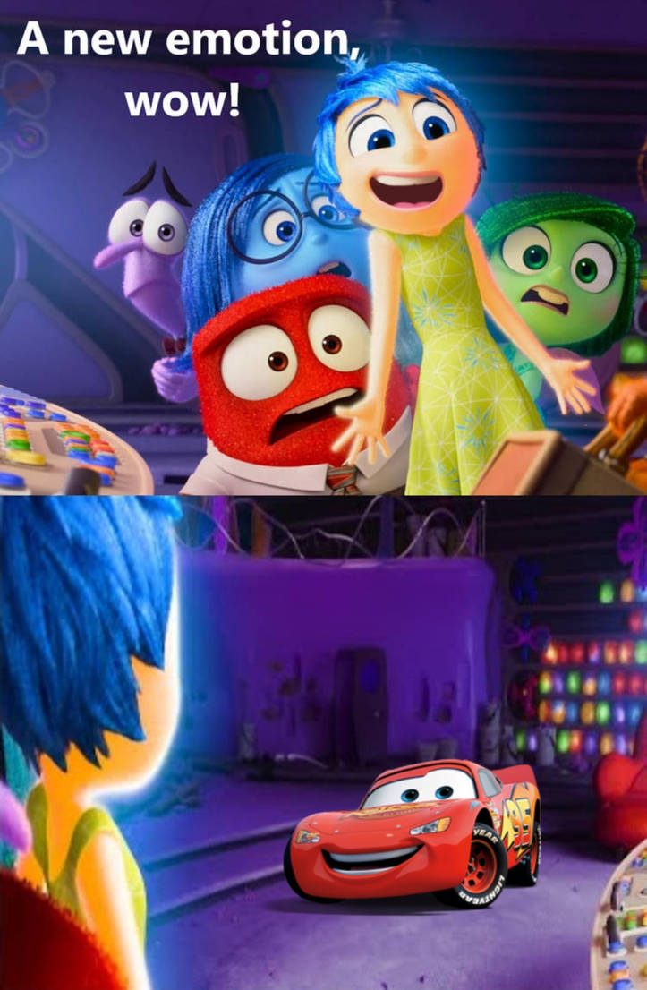 Lightning McQueen is Riley's New Emotion by ProGuy2006 on DeviantArt