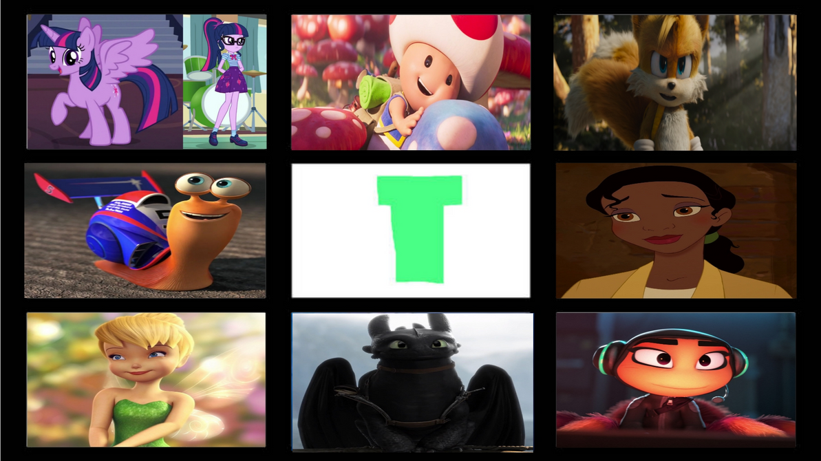 My Favorite Letter T Characters by ProGuy2006 on DeviantArt