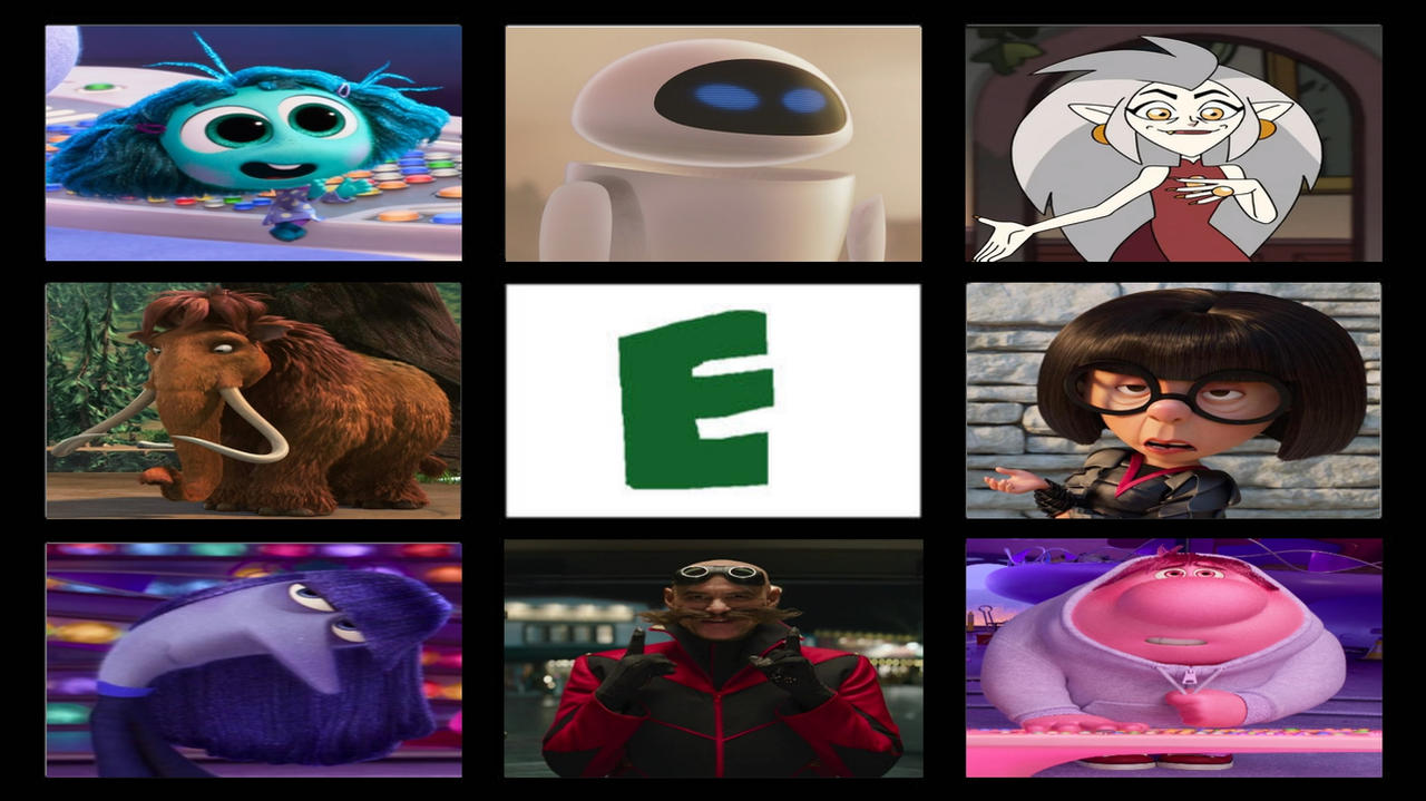 My Favorite Letter E Characters (2) by ProGuy2006 on DeviantArt