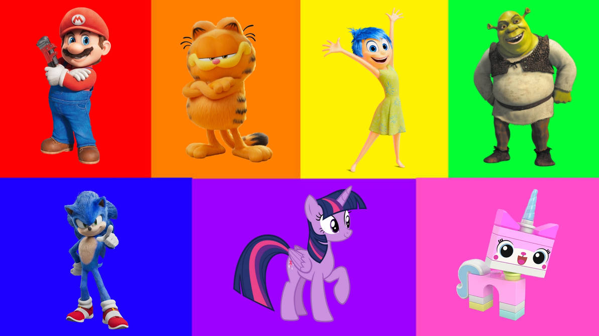Color Charchaters 7 Colors Characters by ProGuy2006 on DeviantArt