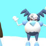 Galarian Mr. Mime in Paint 3D [2022]