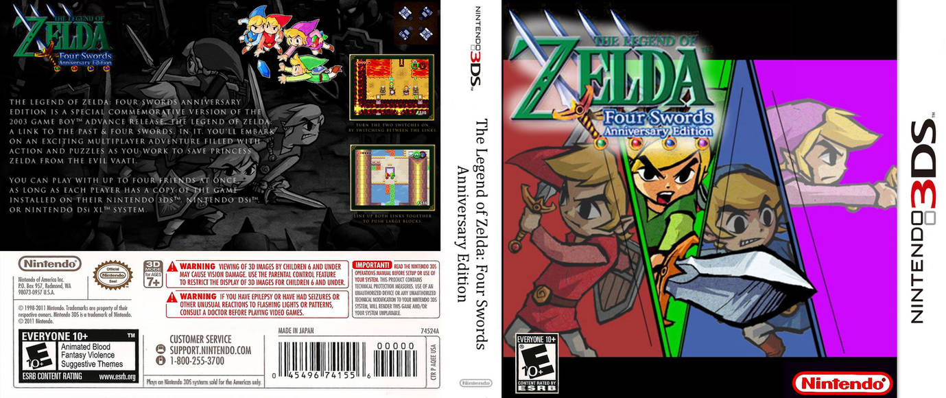 The Legend of Zelda: Four Swords -Legendary Edition-: The Legend of Zelda:  Four Swords -Legendary Edition- (Paperback) 