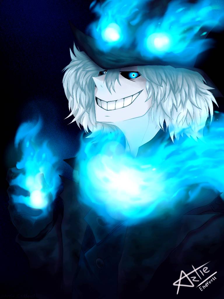 Hell Fire Blue The Blue Hell (REMAKE) by ArttyEndfeell on DeviantArt