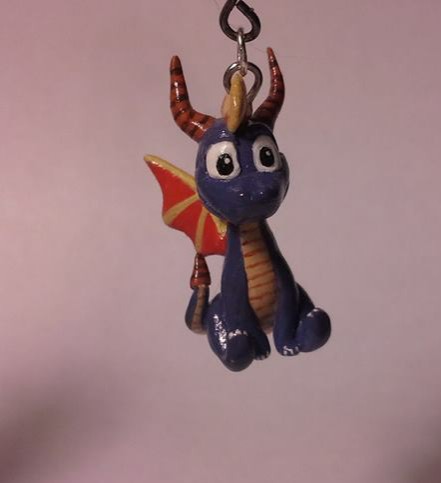 Classic Spyro the Dragon charm