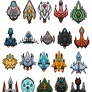 Pixel Spaceships 02