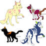 Cat n wolf adoptables 2