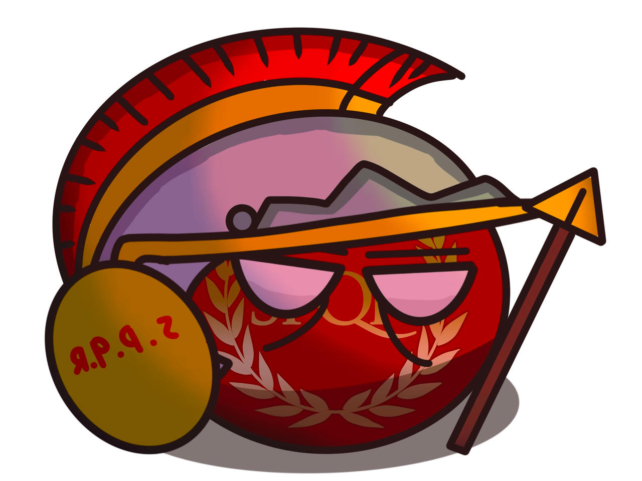 Roman Empire Countryball by UskoaliaCountryBall1 on DeviantArt