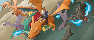 COMMISSION: Charizards