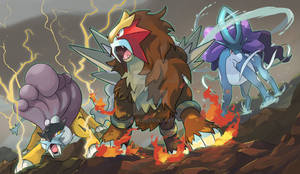 THE JOHTO LEGENDARY TRIO