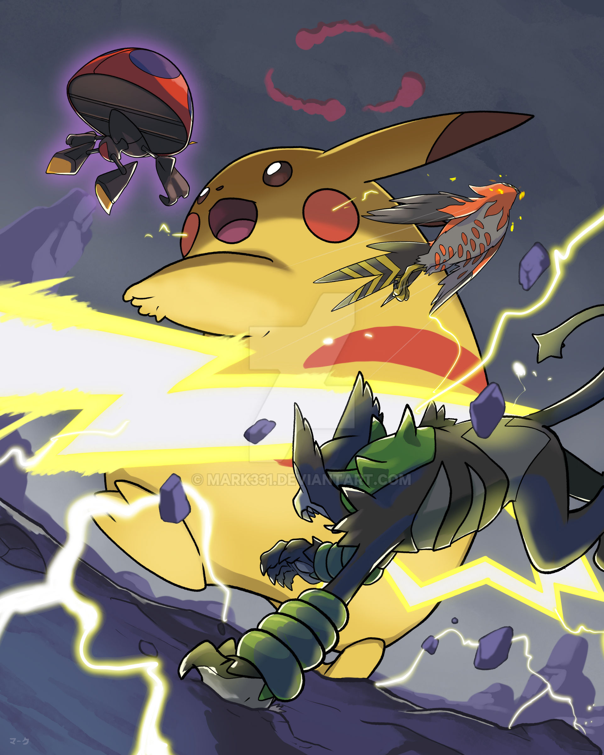 GIGANTAMAX PIKACHU RAID by mark331 on DeviantArt