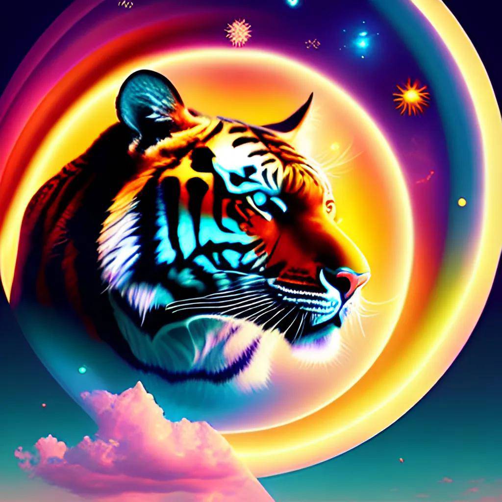 Celestial Riding Tiger Celestial tiger by KimrynSkyie on DeviantArt