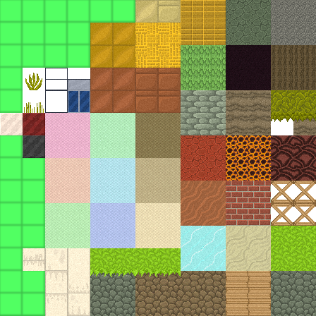 32X32 tile pixel art tilesheet