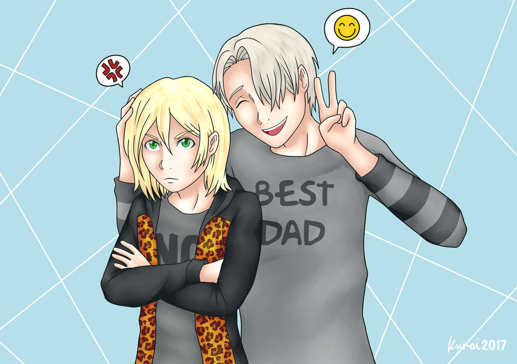 Yuri!!! on Ice: Grumpy son by kuroikoumori on DeviantArt