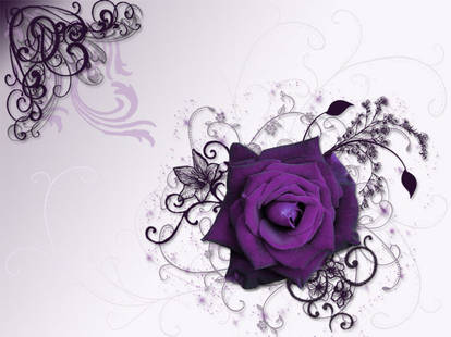 Purple Dreamtime Rose - Phone